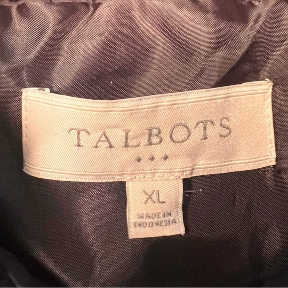 Talbots Faux Fur Collar Vest, size XL - Picture 7 of 8
